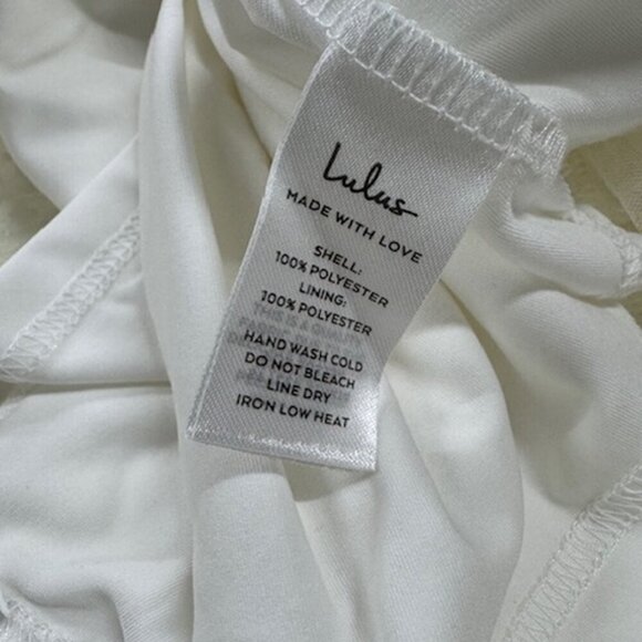 NWT Lulus Delightful Charisma White Embroidered Sequin Mesh Midi Dress​ - Picture 7 of 8